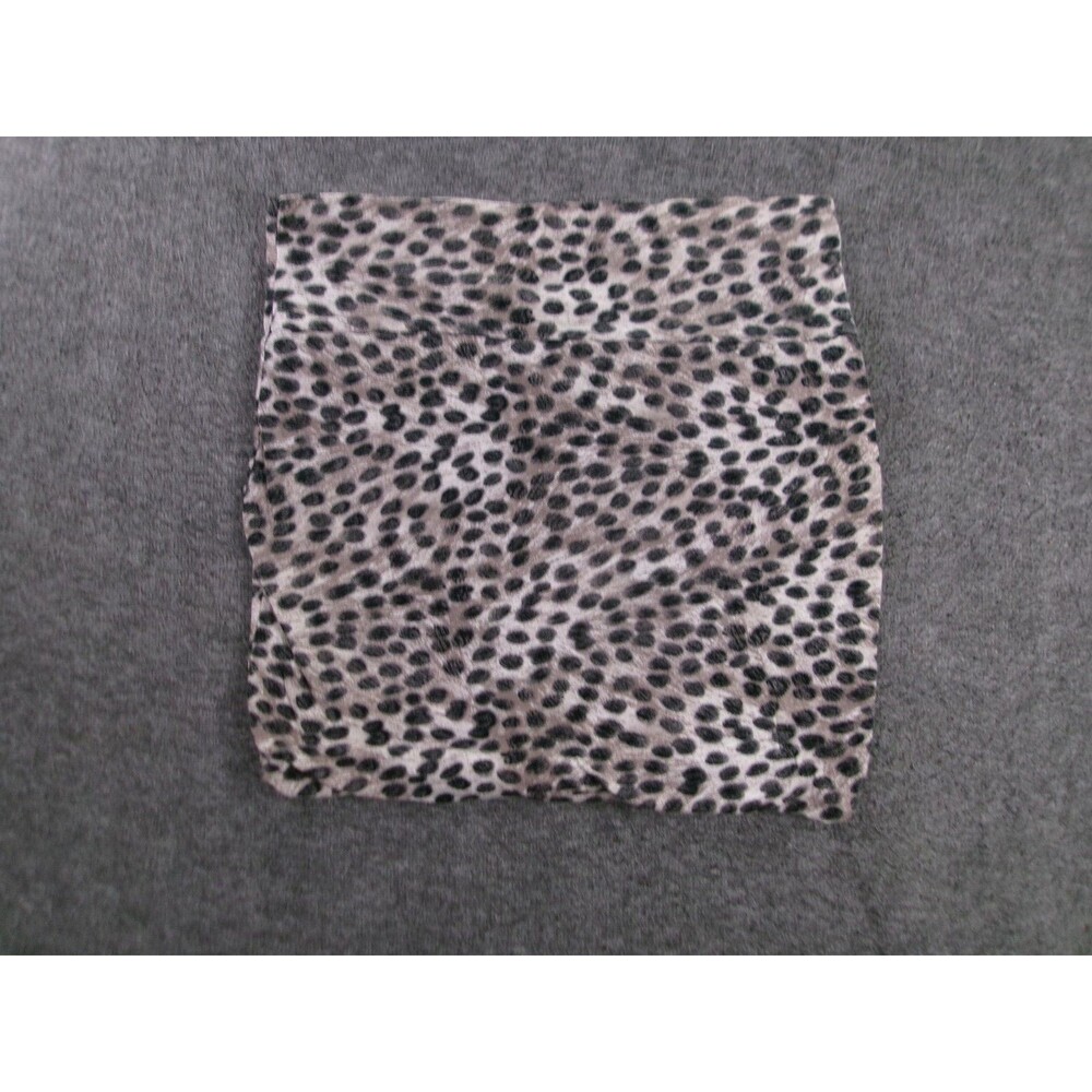 Dots Skirt Womens M Leopard Print Stretch Mini Pencil Bodycon Brown Casual
